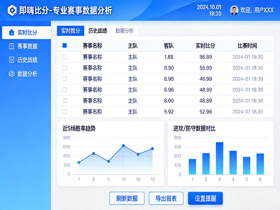 即嗨比分官网专业级实时赛事数据分析工具界面